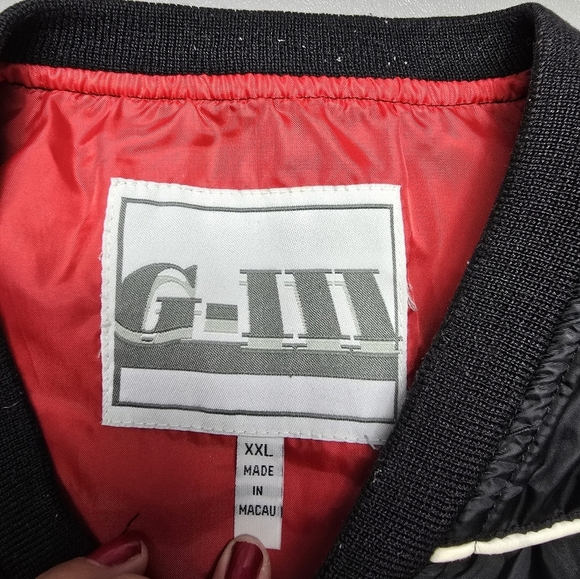 G 3 mens ohio state black and red windbreaker jacket size XXL - Picture 6 of 11